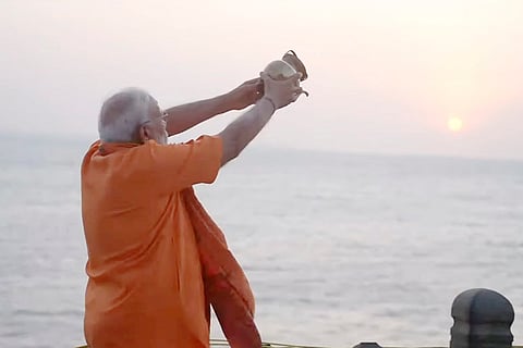 PM at Vivekananda Rock Memorial